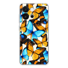 Чохол з принтом для 13Т - (Прикольні) (AlphaPrint) – Яскраві метелики