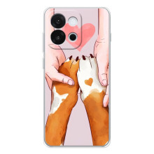 Чехол (ТПУ) Милые собачки для OnePlus 13T