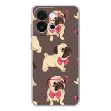 Чехол (ТПУ) Милые собачки для OnePlus 13T – Собачки Мопсики