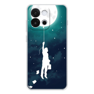 Чехол (ТПУ) с планетами на OnePlus 13T – To The moon