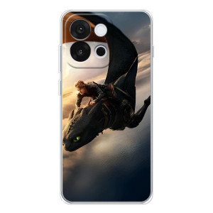 Чехол дракон Беззубик для OnePlus 13T – Полет Беззубика