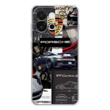 Чохол з авто Порше для OnePlus 13T – Колаж Порше