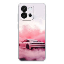 Чохол з авто Порше для OnePlus 13T – Рожевий Порше