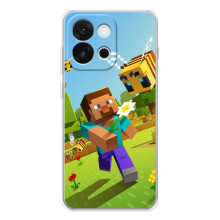 Чохол з картинками Майнкрафт для  – Персонаж Майнкрафт