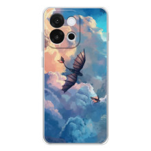 Чохол з принтом дракон Беззубик 