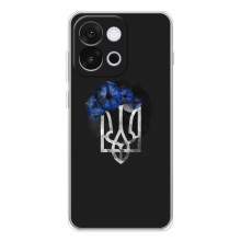 Чохол з українським гербом на OnePlus 13T – Герб з квіткою