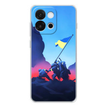 Чохол з українським воїном на OnePlus 13T – Український прапор