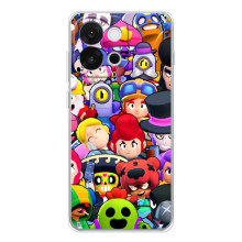 Силиконовый Чехол на OnePlus 13T с картинкой Brawl Stars – Персонажи