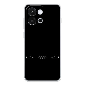 Силиконовый бампер с картинкой машины на OnePlus 13T – Силует Audi