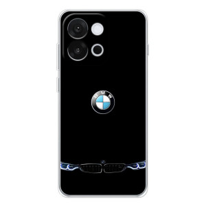 Силиконовый бампер с картинкой машины на OnePlus 13T – Черный BMW