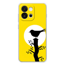 Силиконовый чехол с птичкой на OnePlus 13T