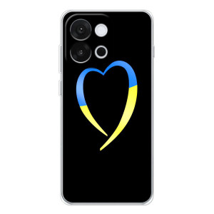 Силиконовый Чехол на OnePlus 13T (Я-Украина) (Украинское сердце)