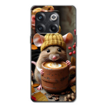 Печатный чехол «Зверята с кофе» для OnePlus 13T – Медведь с кофе