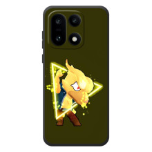 Бампер (ТПУ) з принтом Brawl Stars на Читати смартфон 15 aults Андроїд (Ворон)