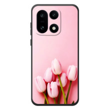 Чехлы с картинкой (Тюльпаны) на О{ад }\и 15 (Розовые тюльпаны)