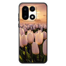 Чехлы с картинкой (Тюльпаны) на О{ад }\и 15 (Закат с цветами)
