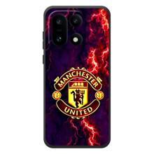 Чехол Манчестер Юнайтед для OnoПлюс 15 (AlphaPrint) (огненный Манчестер)