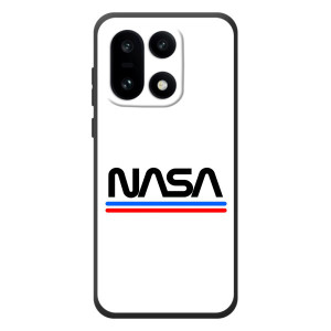 Силіконовый бампер з принтом "Наса" на OnePlus 15 – NASA на білому тлі