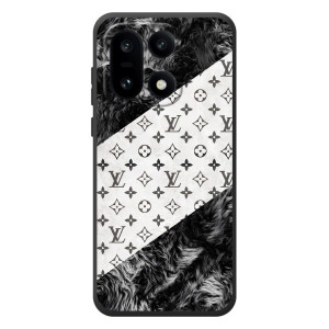 Чохол Стиль Louis Vuitton на OnePlus 15 – LV на білому