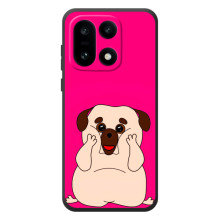 Чохол (ТПУ) Милі песики для OnePlus 15 (Веселий Мопсік)