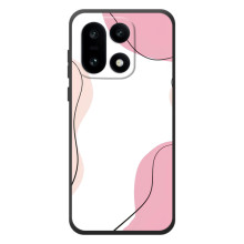 Чохол квітковий дизайн для OnePlus 15 – Рожевий фон