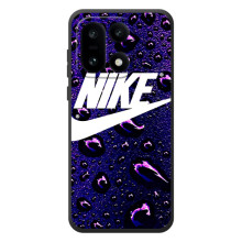 Чехол с логотипом Найк на OnePlus 15 – Найк на фиолетовом