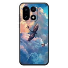 Чехол с принтом дракон Беззубик для ОднеПлюс 15. – Беззубик в небе