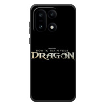 Чехол с принтом дракон Беззубик для ОднеПлюс 15. – Надпись Дракон