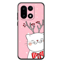 Новогодние Чехлы для OnoПлюс 15 (VPrint) – Зимний кот