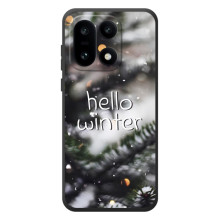 Новогодние, Праздничные Чехлы для OnePlus 15 - 2024 год – Hello winter