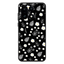 Чохли з тематикою "КВІТИ" на OnePlus 15 (цвітіння на чорному)