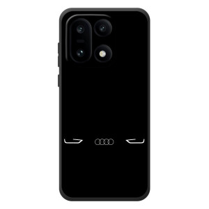 Силиконовый бампер с картинкой машины на OnePlus 15 (Силует Audi)