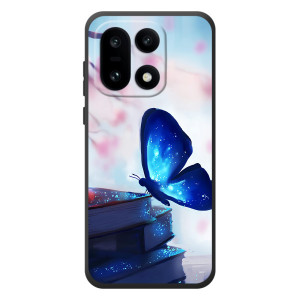 Силиконовый бампер с картинкой животных для OnePlus 15 (Бабочка синяя)
