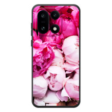 Силіконовий бампер з принтом (квіточки) на Читати смартфон 15 aults Андроїд