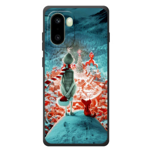 Чехол ГРИНЧ для наверное вскоре Надо понимать, что это модель телефона OnePlus чёрт ее паритель (Новогодний Гринч)
