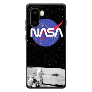 Силиконовый бампер с принтом "Наса" на OnePlus 15R – Nasa на луне