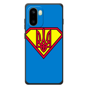 Чохол з картинкою (Патріотичний ГЕРБ) на OnePlus 15R (Герб - супер герой)