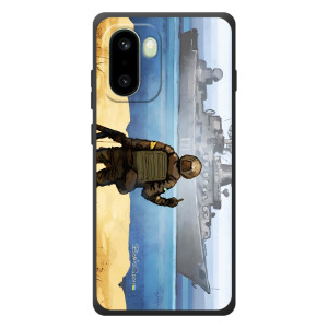 Чехол с принтом (Русский корабль...) для Один Плюс пятнадцать Р (AlphaPrint)