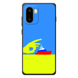 Чехол с принтом (Русский корабль...) для Один Плюс пятнадцать Р (AlphaPrint)