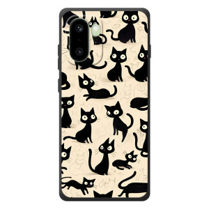 Чехол с рисунком кот на OnePlus 15R