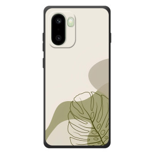 Силиконовый чехол с принтом в цветах на OnePlus 15R