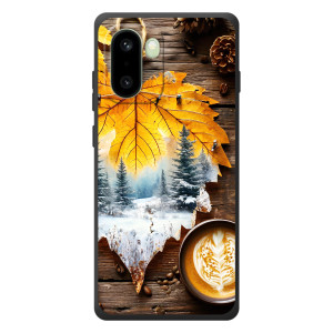 Чехол с уникальным дизайном «Осень с кофе» для OnePlus 15R