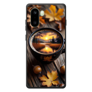 Чехол с уникальным дизайном «Осень с кофе» для OnePlus 15R
