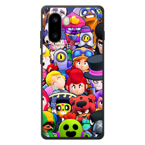 Силиконовый Чехол на OnePlus 15R с картинкой Brawl Stars – Персонажи