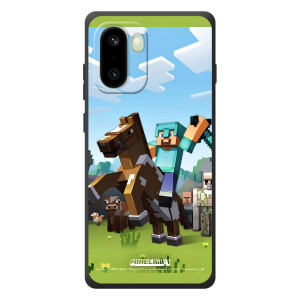 Чехлы для OnePlus 15R (Персонажи Майн Крафт) – На коне