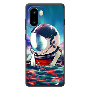 Силиконовый Чехол с принтом "Космонавты" на OnePlus 15R – Космонавт в воде