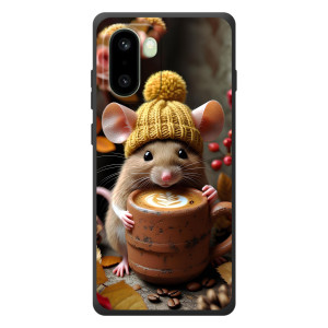 Печатный чехол «Зверята с кофе» для OnePlus 15R (Медведь с кофе)