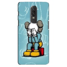 Чехлы для OnePlus 6 - Bearbrick Louis Vuitton (PREMIUMPrint) (Плач Bearbrick)