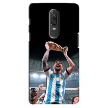 Чехлы Лео Месси Аргентина для OnePlus 6 (Счастливый Месси)