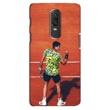 Чехлы с принтом Спортивная тематика для OnePlus 6 – Алькарас Теннисист